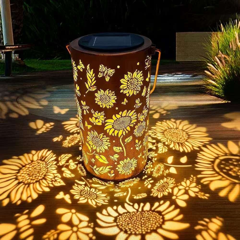 Solar Ground Light Driveway - Sunflower Light and Shadow Light Waterproof