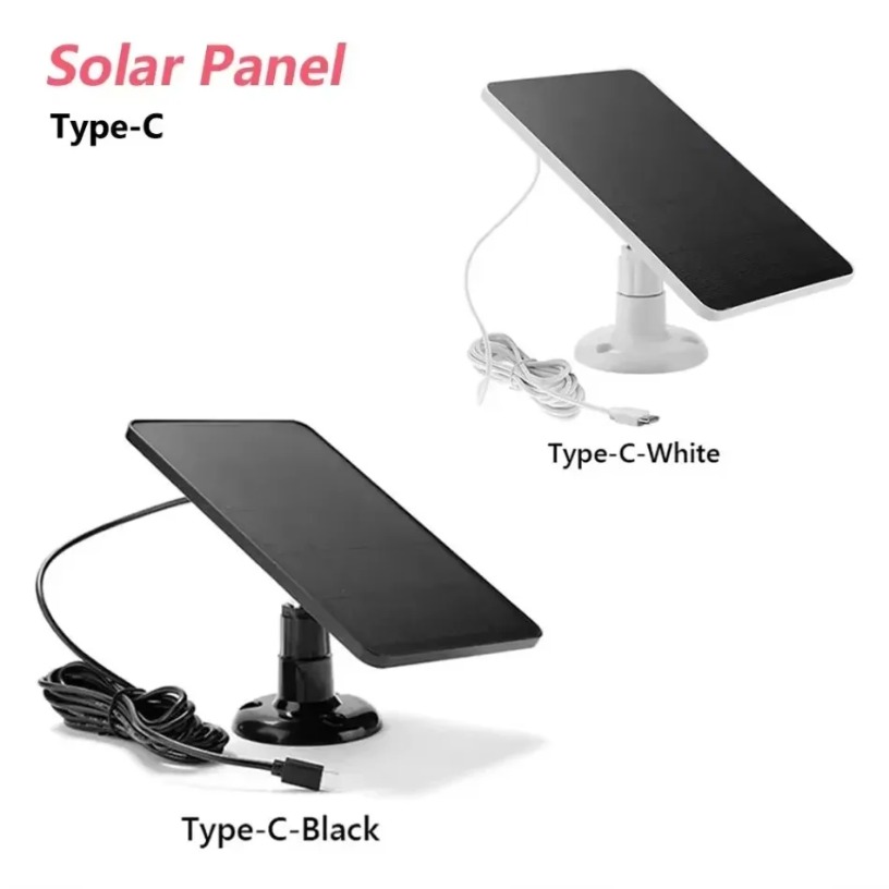 Solar Security Camera Light - Solar Panel System Waterproof 360° Adjustable