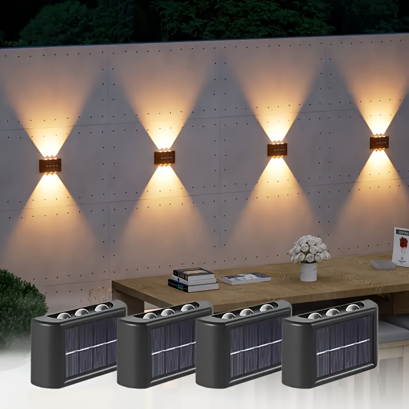 Solar Wall Light Fence Lamp - LED Solar Light Outdoor Waterproof Solar