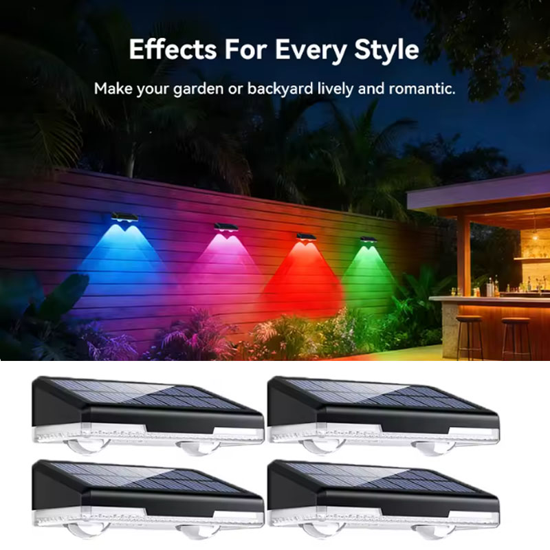 Solar Garden Light Dusk To Dawn - Solar Powered Outdoor Waterproof Wall Washer