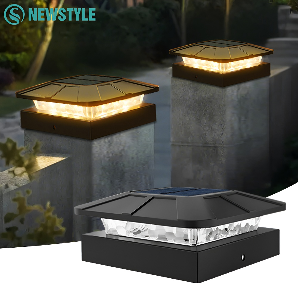 Solar Post Cap Light 4X4 - Solar Post Cap Light Outdoor 3