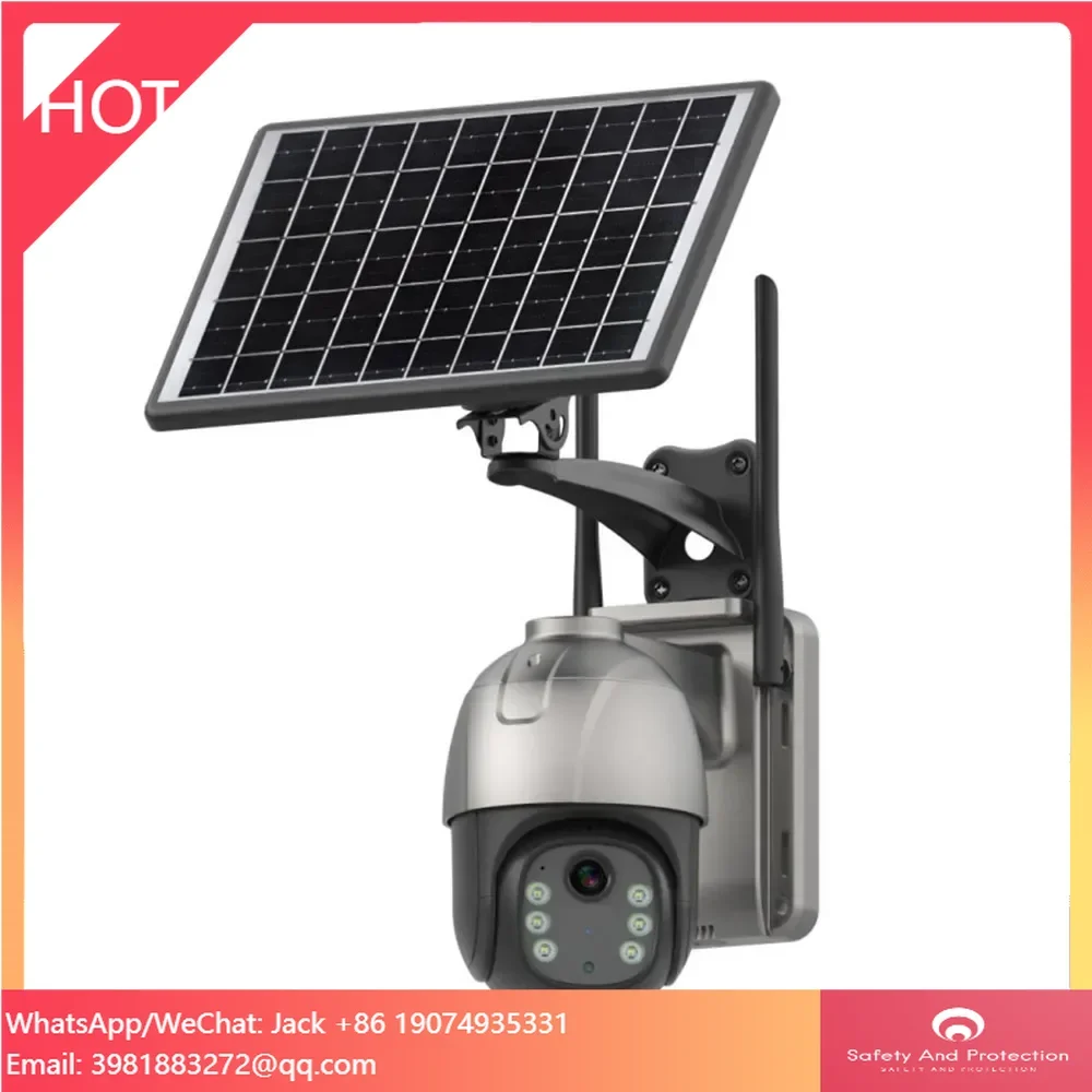 Solar Security Camera Light - Outdoor Street Light Wireless Cctv Surveillance