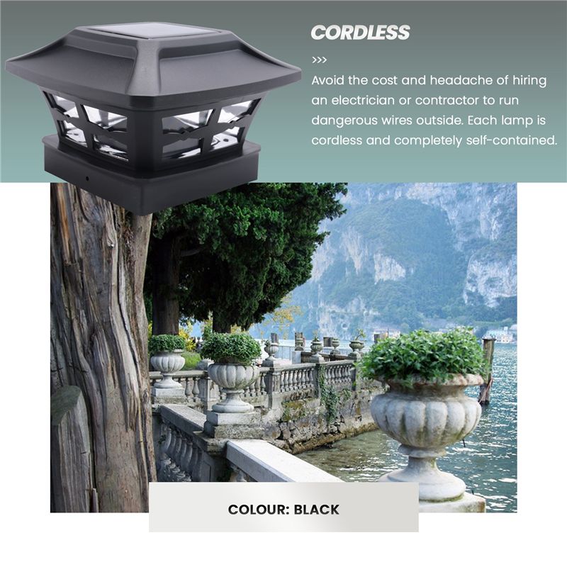 RALCA-Solar Post Cap Lights 2  - Solar Post Cap Light 4X4 review and price