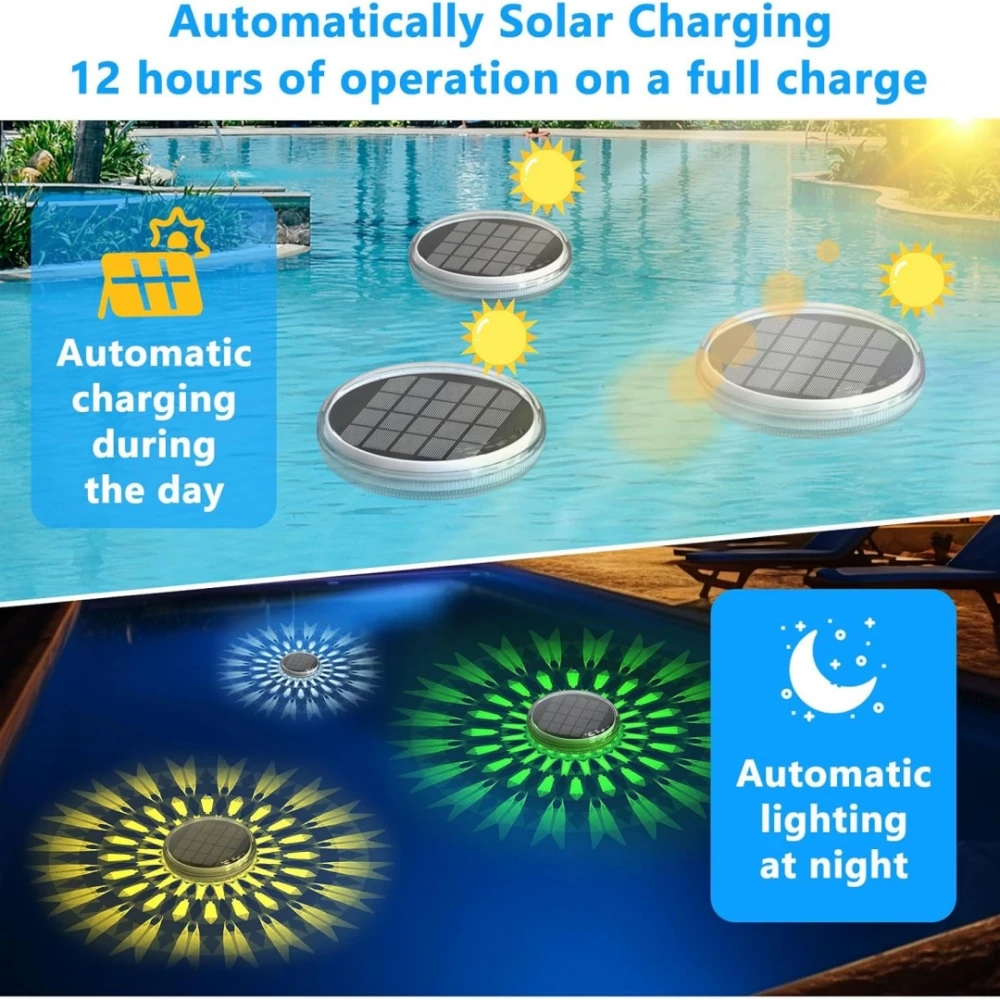 Solar Floating Pool Lights RGB - Solar Garden Spotlight Rgb review and price