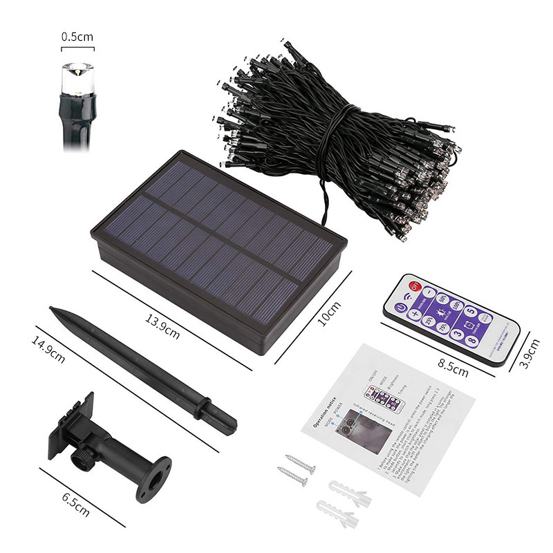 10M 20M 30M 50M Solar led stri - Solar String Lights Outdoor 20M review and price