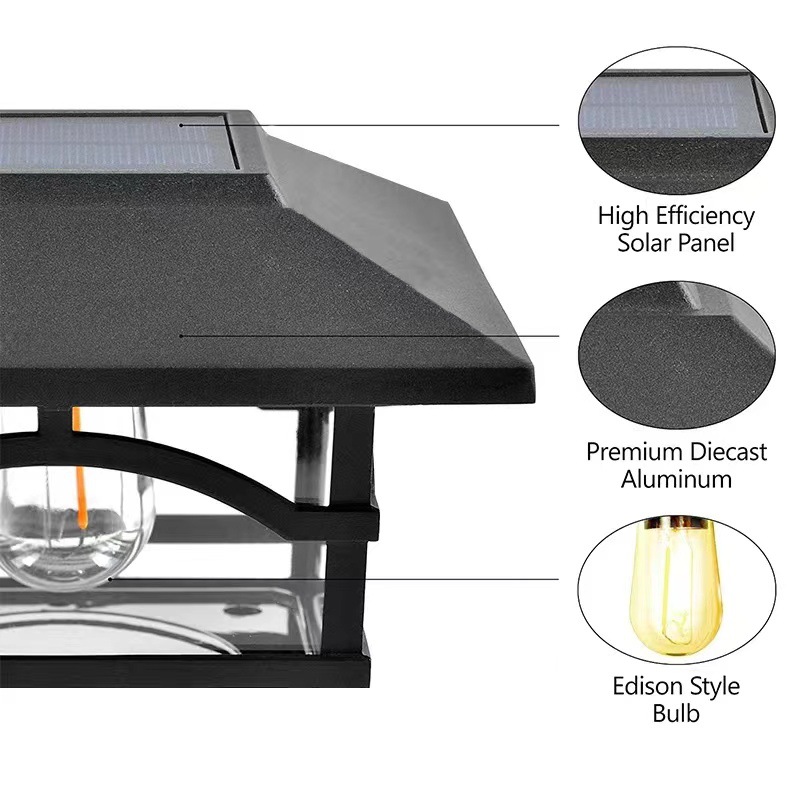 Solar Post Cap Lights, Outdoor - Solar Post Cap Light 4X4 review and price