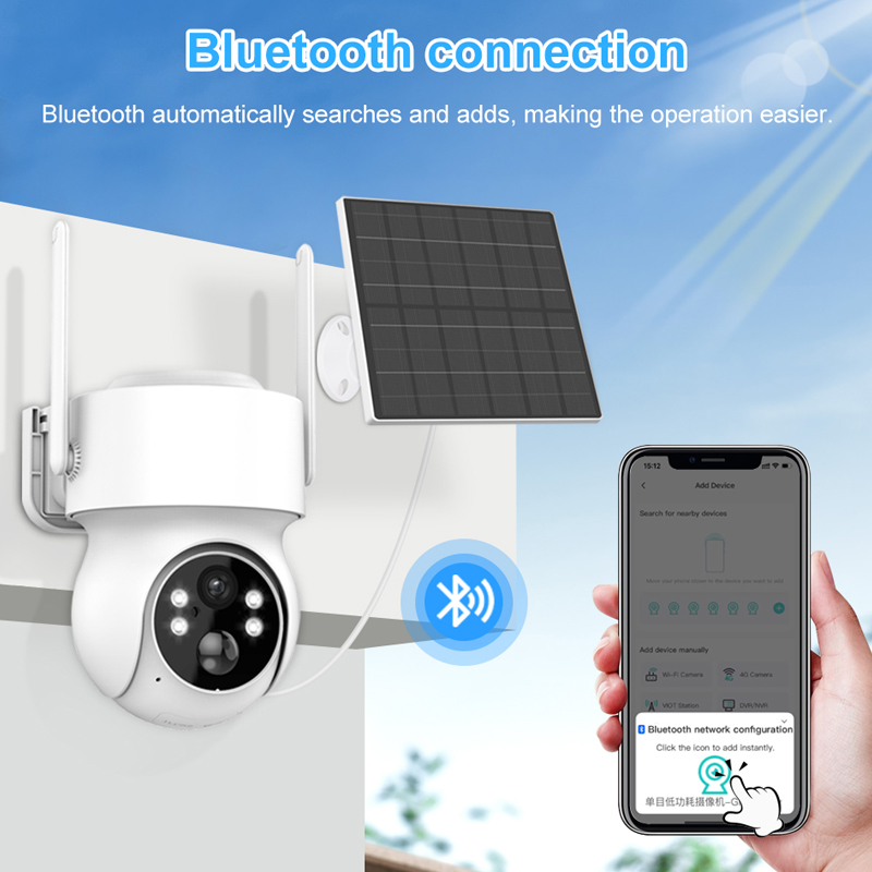Smar Solar Panel PTZ IP Camera - Solar Security Camera Light review and price