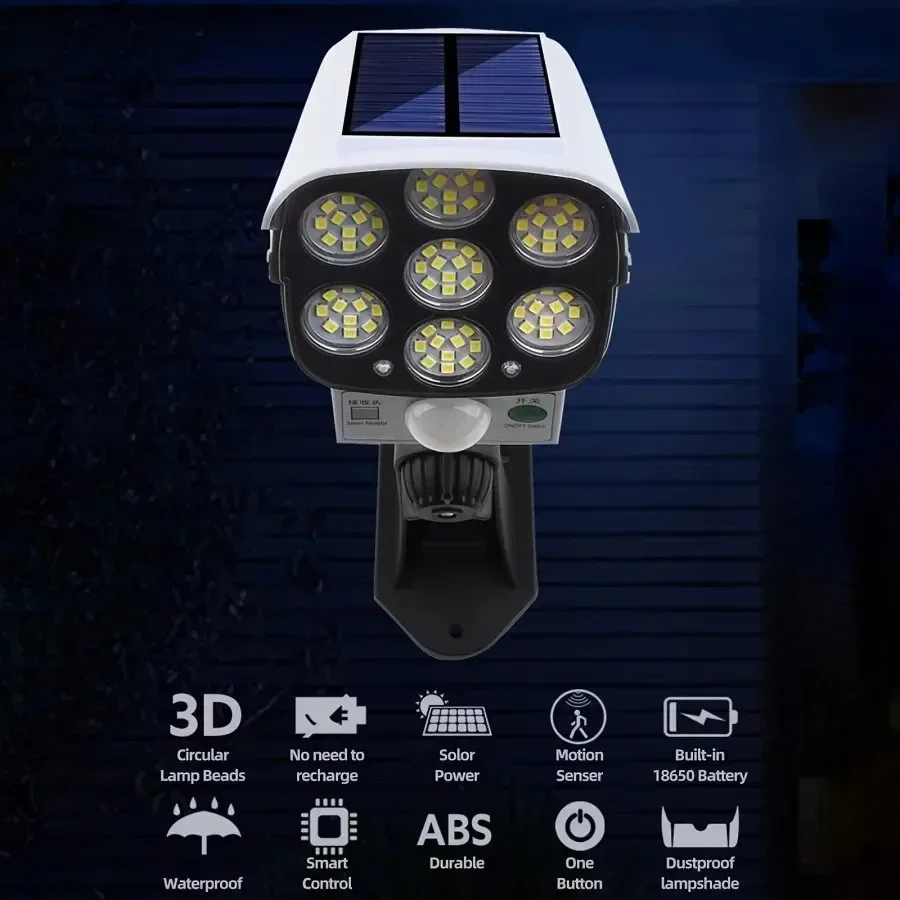 Outdoor Motion Sensor Solar Li - Solar Security Camera Light review and price