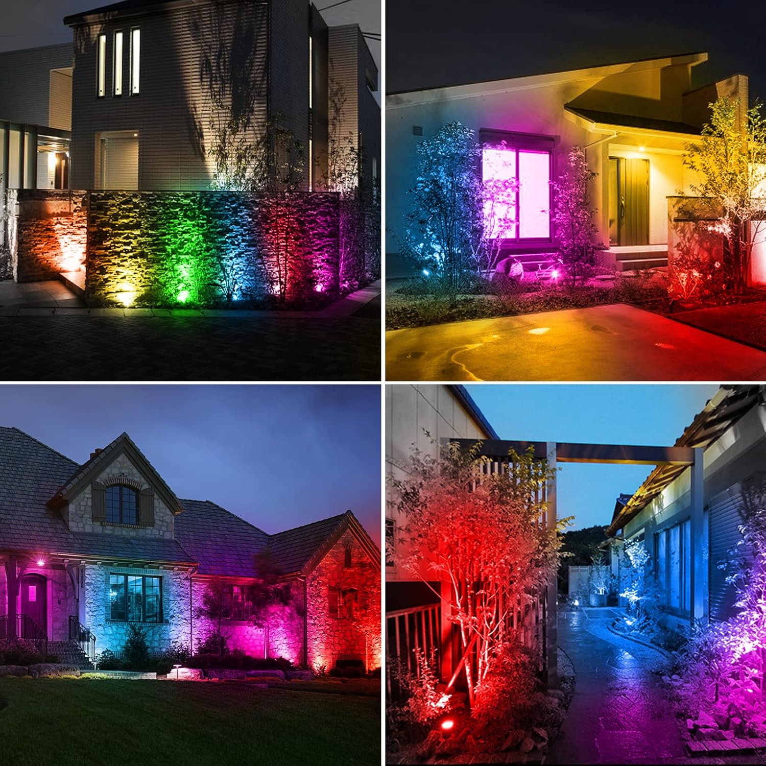 1/2/4/6 LEDS RGB Solar Spotlig - Solar Garden Spotlight Rgb review and price