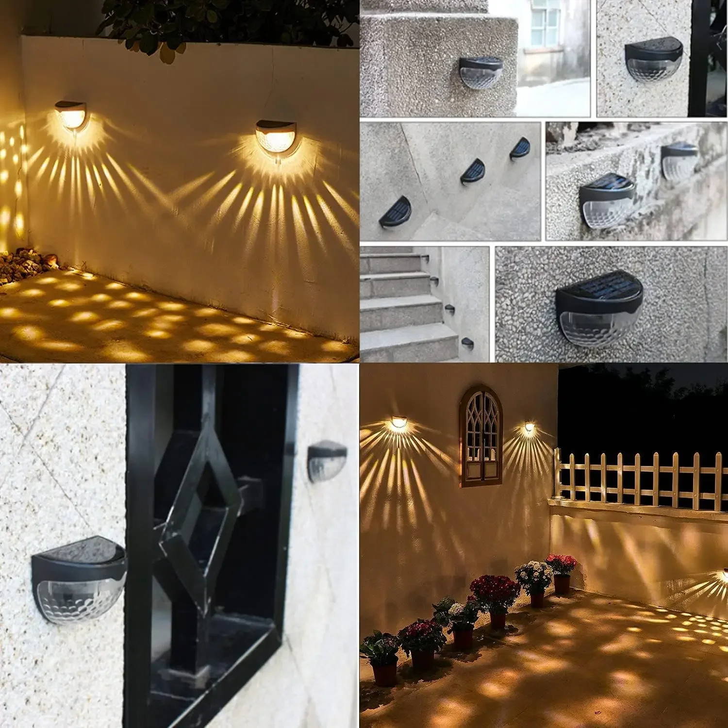 LED Solar Light Outdoor Wall L - Solar Wall Light Fence Lamp review and price