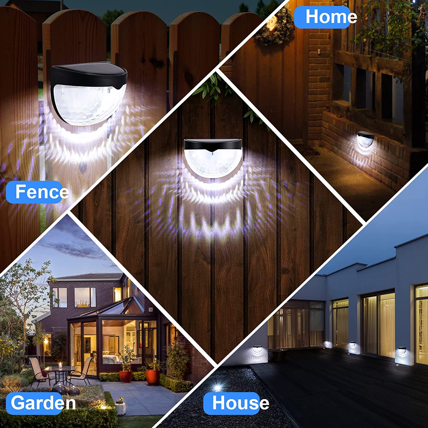 LED Solar Light Outdoor Wall L - Solar Wall Light Fence Lamp review and price