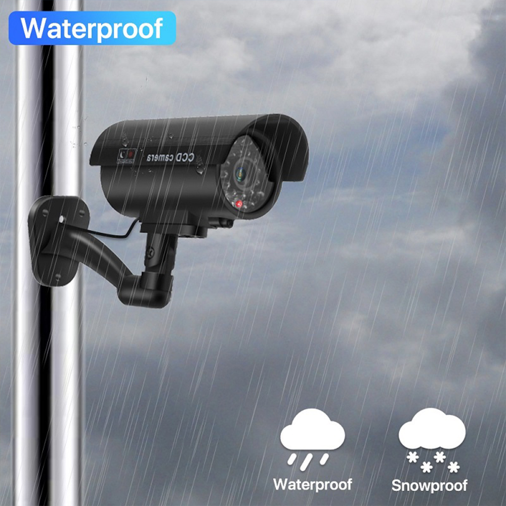 Solar Panel Dummy Surveillance - Solar Security Camera Light review and price