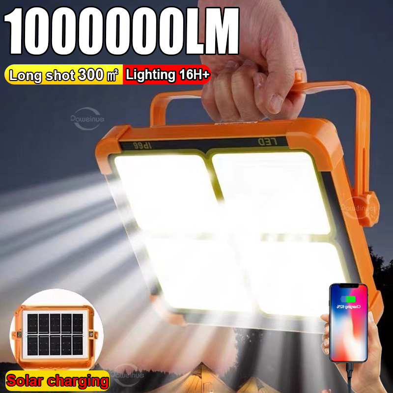 NEW 20000mAh Solar Rechargeabl - Solar Lantern Camping Collapsible review and price