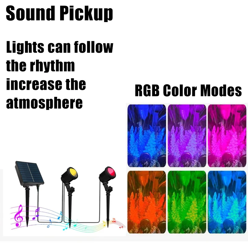 3000K/RGB Solar LED Light Outd - Solar Garden Spotlight Rgb review and price