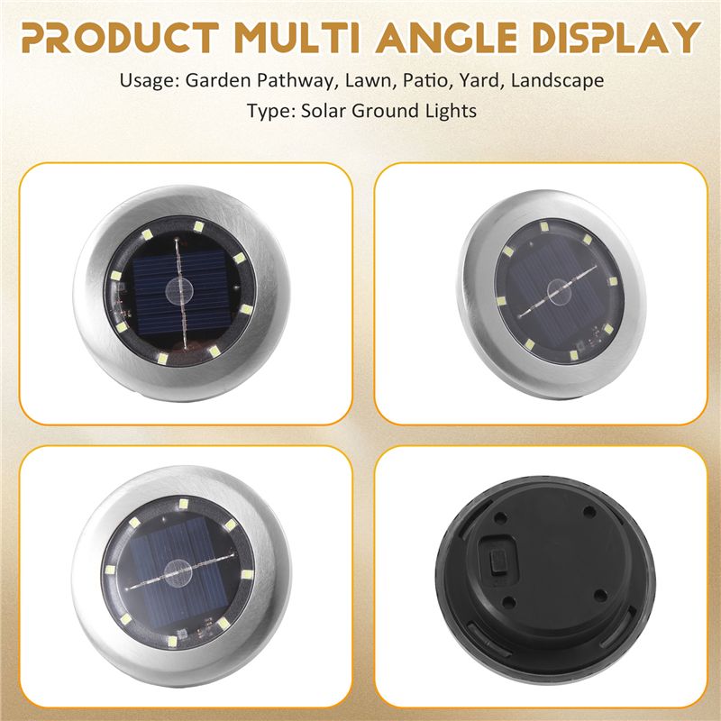 B50C 12 Pack Solar Lights Outd - Solar Pathway Lights 8 Pack review and price