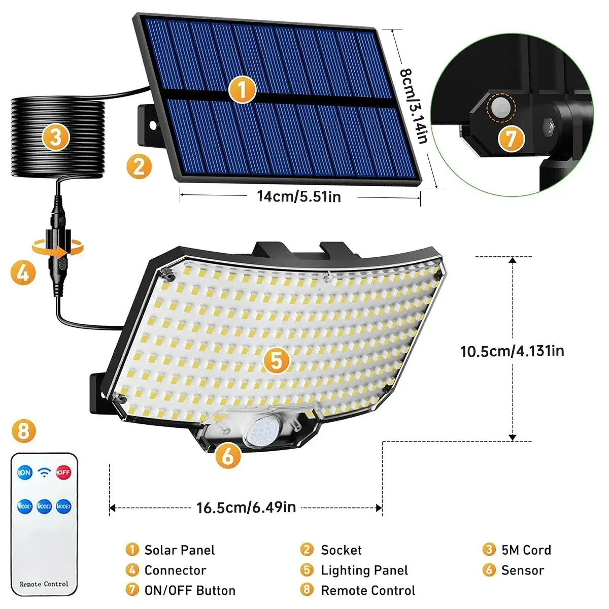 234LED Solar Outdoor Lights Mo - Solar Garden Light Outdoor Waterproof review and price