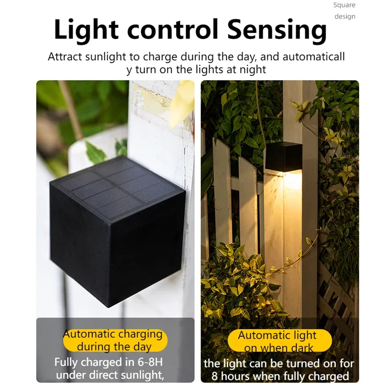 Outdoor Solar Wall Lights LED  - Solar Wall Light Fence Lamp review and price