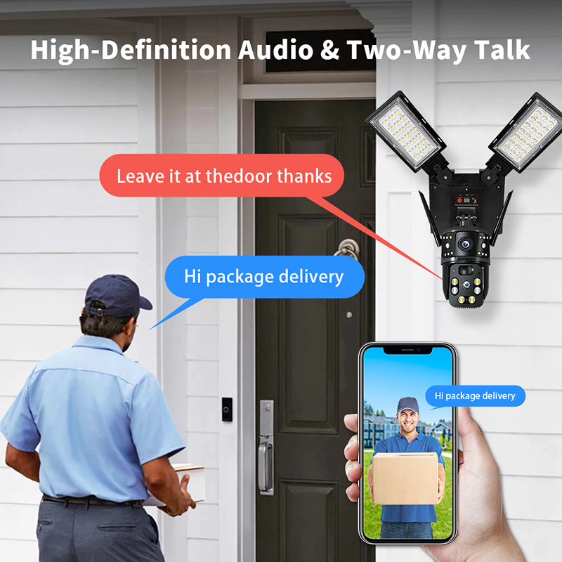 Outdoor 4G WiFi Solar PTZ Secu - Solar Security Camera Light review and price