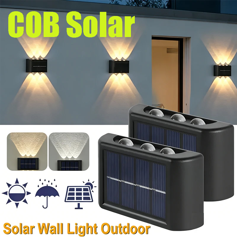 COB Solar Wall Lamp Outdoor Wa - Solar Garden Light Outdoor Waterproof review and price