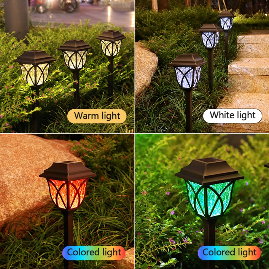 8 Pack Solar LED Courtyard Lam - Solar Pathway Lights 8 Pack review and price