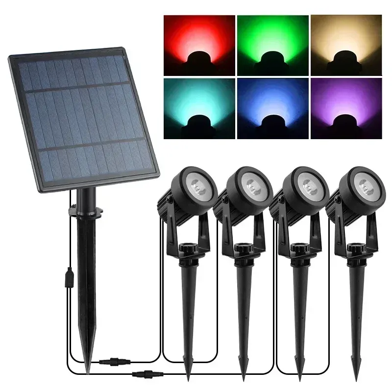Newest 3000K/6000K/RGB Solar L - Solar Garden Spotlight Rgb review and price