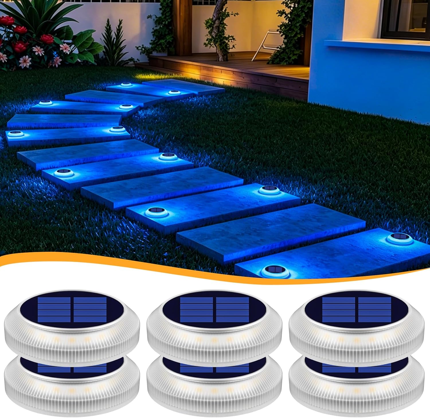 Solar Deck Lights IP68 Waterpr - Solar Ground Light Driveway review and price