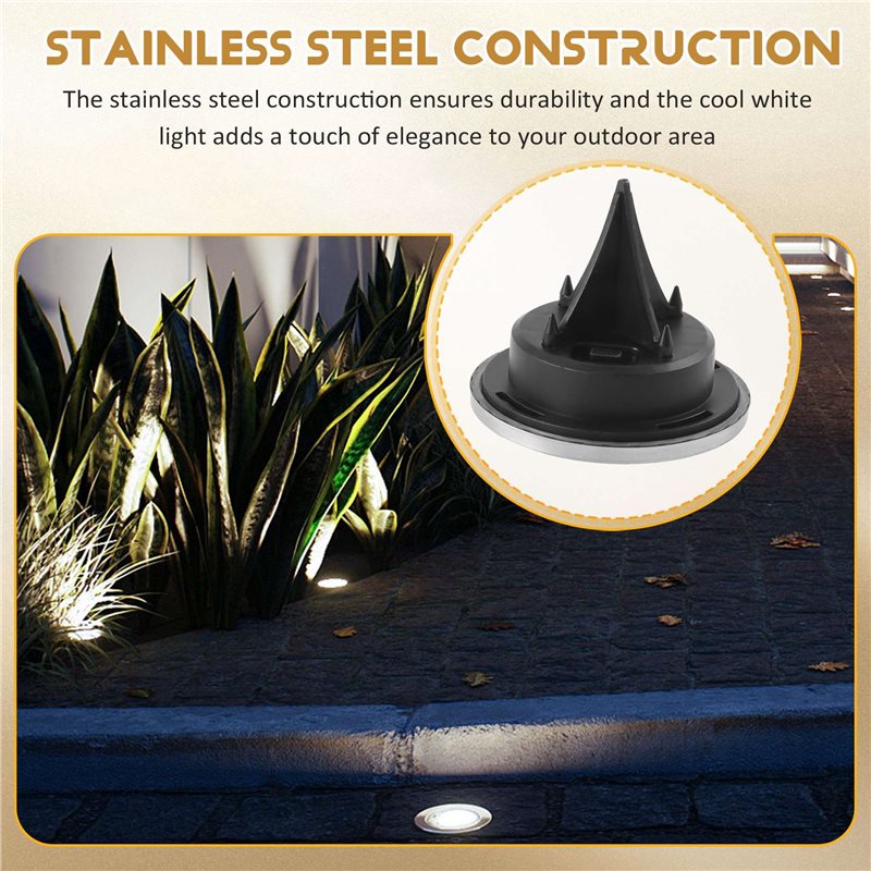 WORTHOWN-24 Pack Solar Lights  - Solar Pathway Lights 8 Pack review and price
