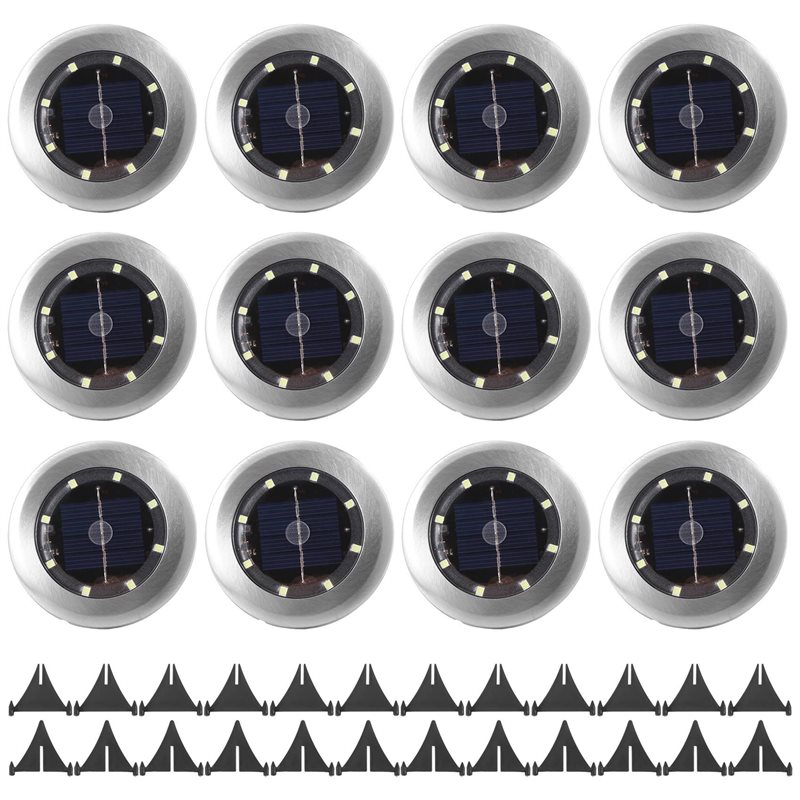 WORTHOWN-24 Pack Solar Lights  - Solar Pathway Lights 8 Pack review and price