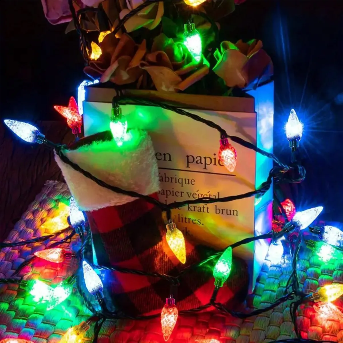12M 100Leds Solar Christmas St - Solar String Lights Outdoor 20M review and price