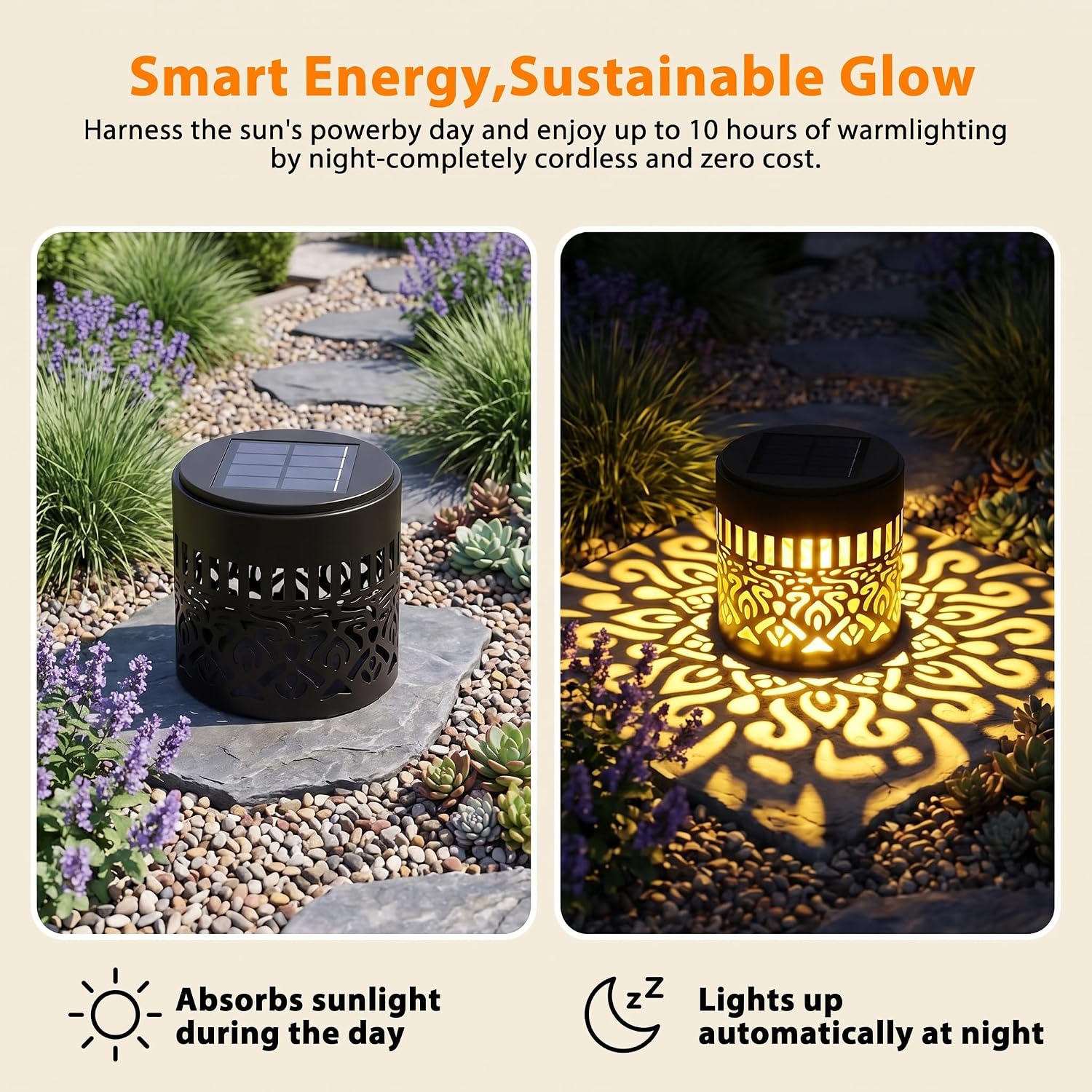 LED Solar Mandala Wall Lights  - Solar Wall Light Fence Lamp review and price