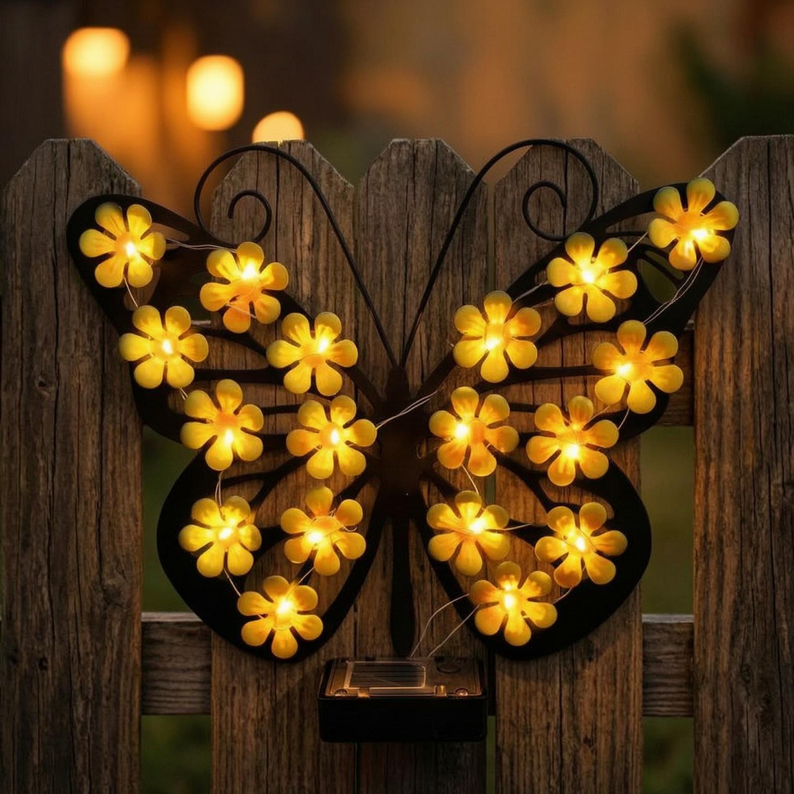 Outdoor Solar Light Iron Butte - Solar Wall Light Fence Lamp review and price