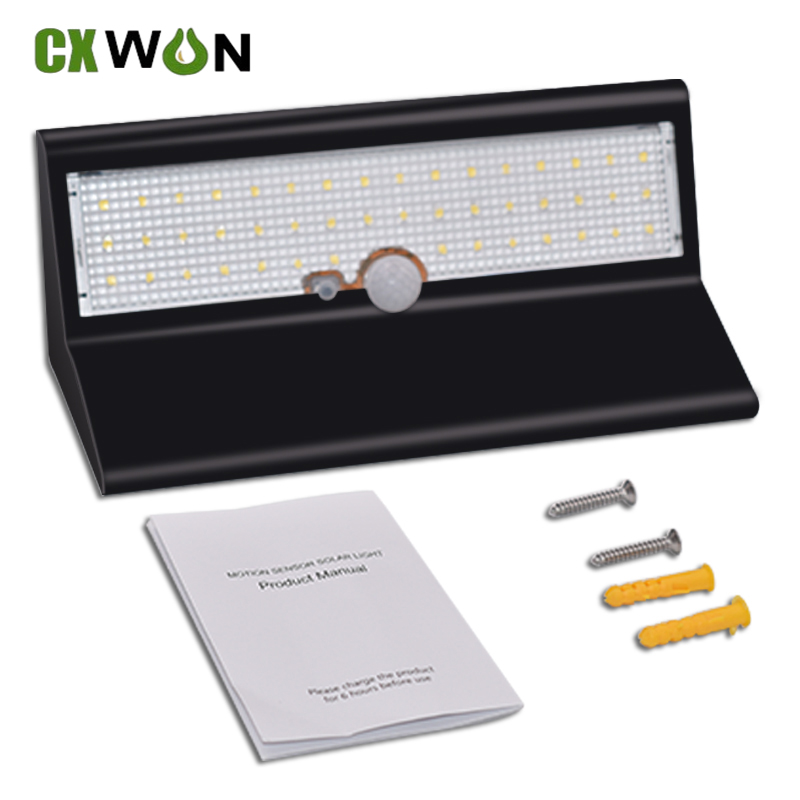 Solar Panel Lights with Motion - Solar Wall Light Fence Lamp review and price