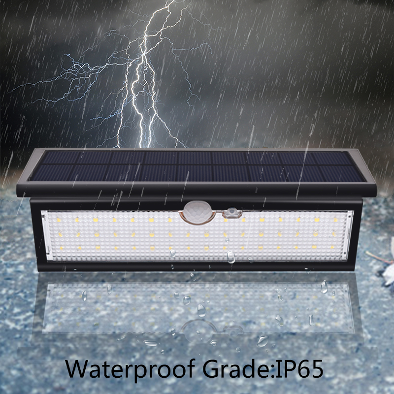 Solar Panel Lights with Motion - Solar Wall Light Fence Lamp review and price