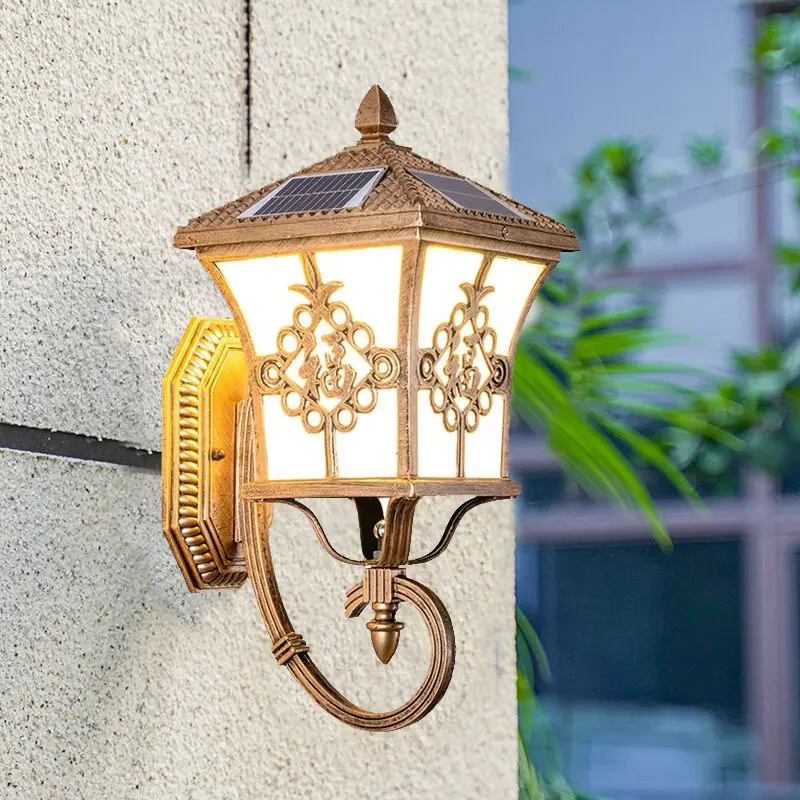 Outdoor European Style Solar P - Solar Garden Light Outdoor Waterproof review and price