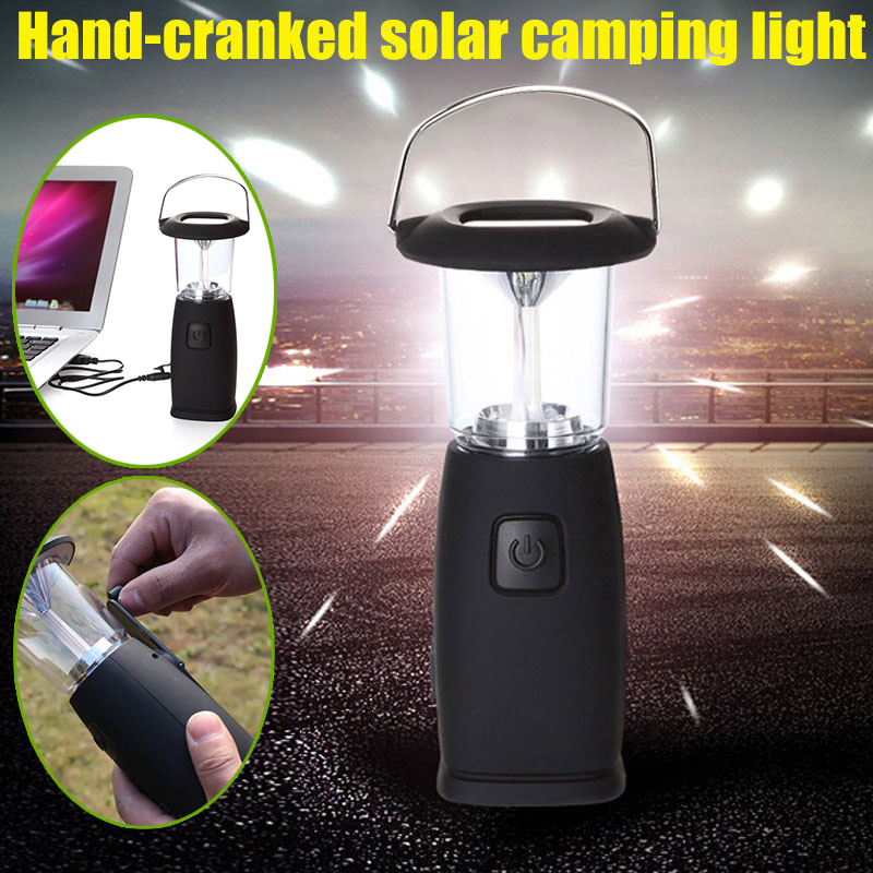 6 LED Solar Hand-Up Crank Camp - Solar Lantern Camping Collapsible review and price