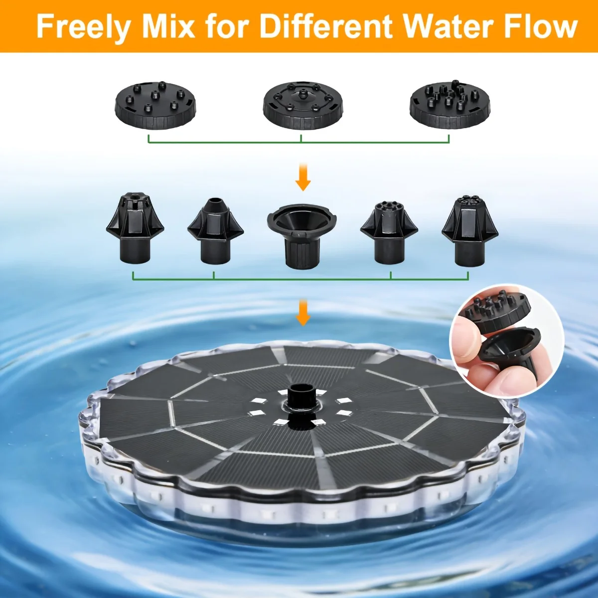 3.5W Outdoor Solar Fountain fo - Solar Ground Light Driveway review and price