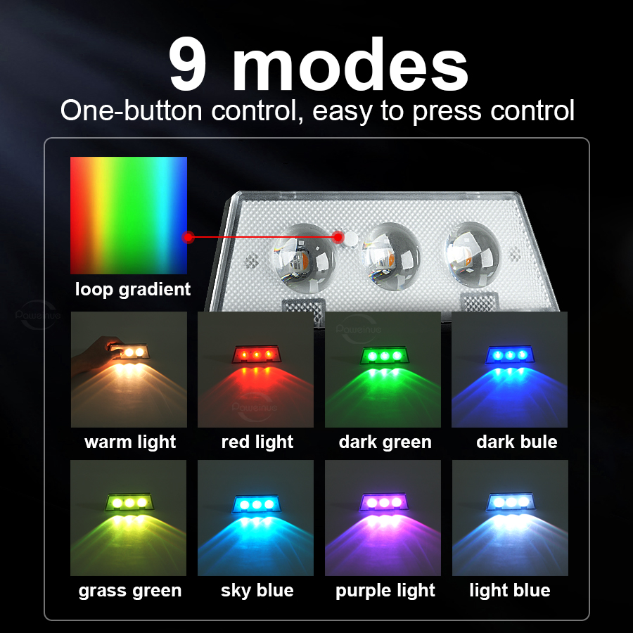 Super Bright Solar Lights RGB  - Solar Wall Light Fence Lamp review and price