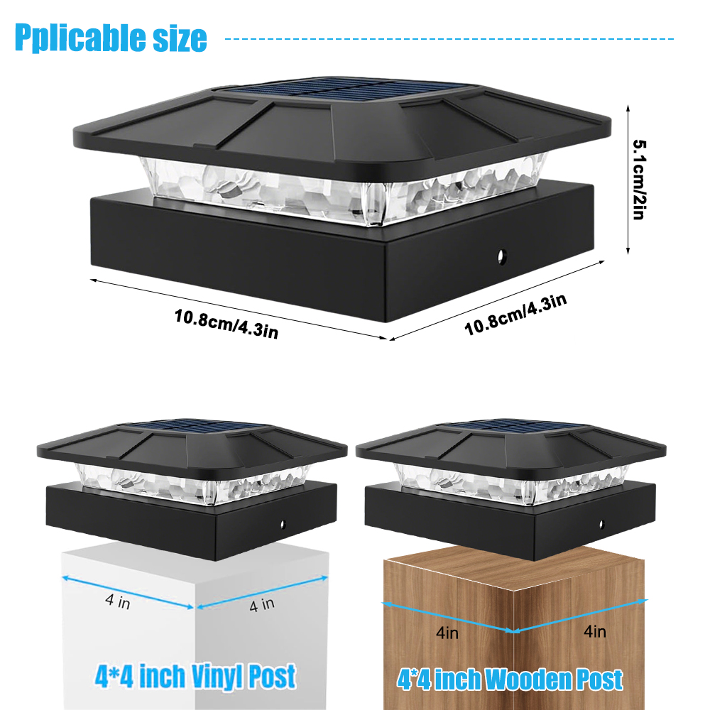 Outdoor Solar Post Cap Lights  - Solar Post Cap Light 4X4 review and price