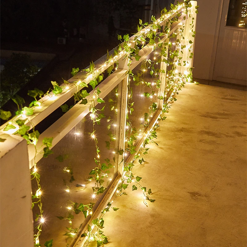 Solar Artificial Leaf Led Stri - Solar String Lights Outdoor 20M review and price