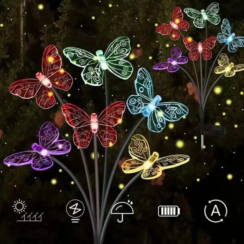 Solar Powered Butterfly Lights - Solar Garden Light Outdoor Waterproof review and price
