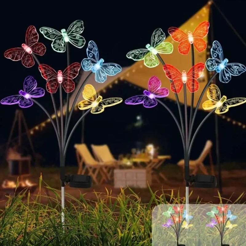 Solar Powered Butterfly Lights - Solar Garden Light Outdoor Waterproof review and price