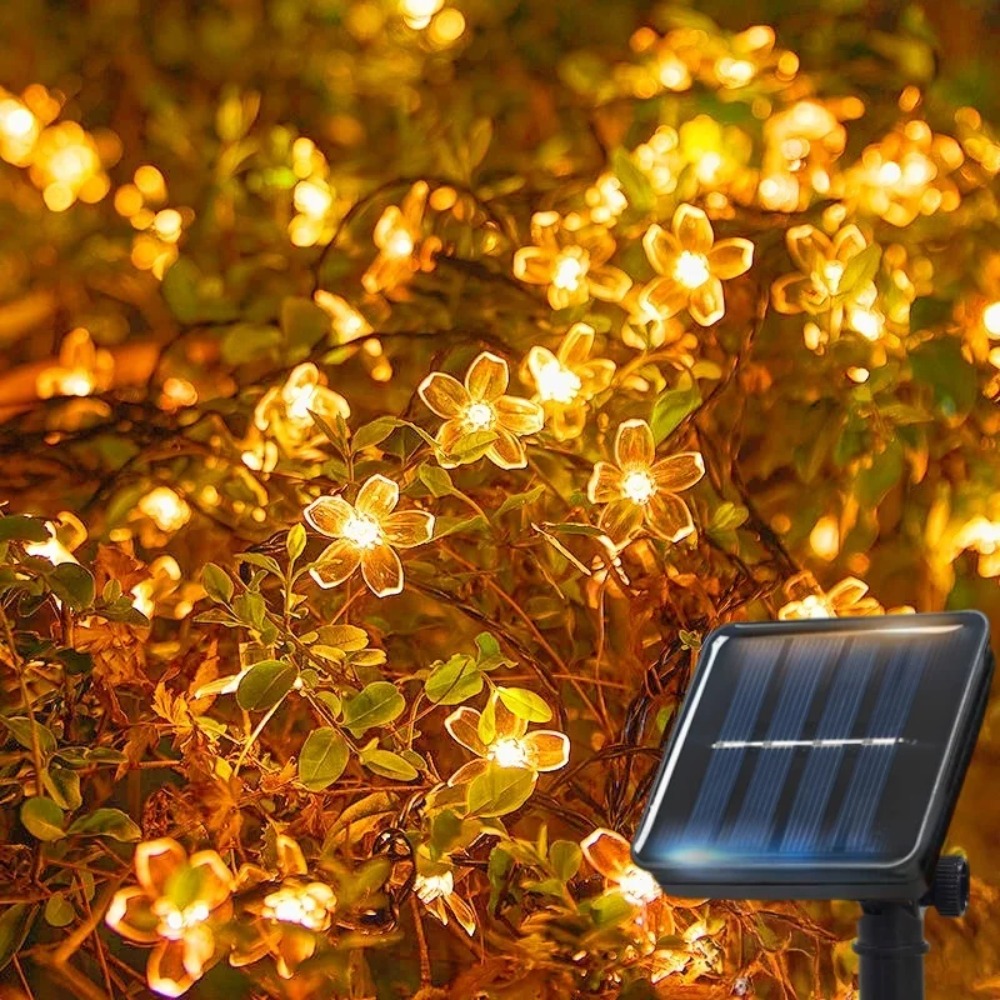 Solar Cherry Garden Flower Lig - Solar String Lights Outdoor 20M review and price