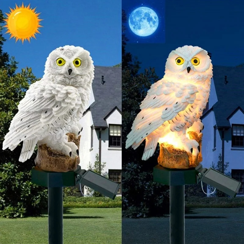 Solar Owl Statue Garden Light  - Solar Garden Light Outdoor Waterproof review and price