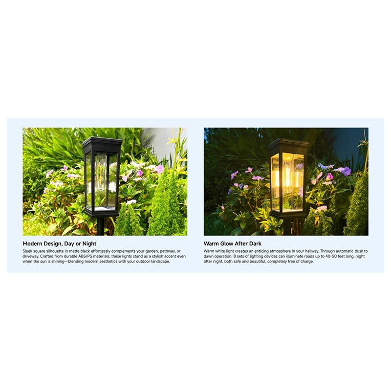 Y50A-Auto On/Off Solar Pathway - Solar Pathway Lights 8 Pack review and price