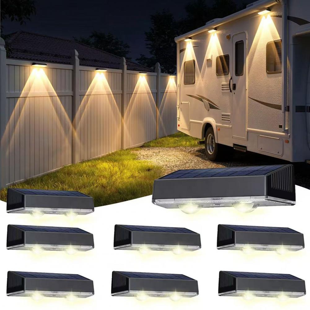 Magnetic Solar Wall Wash Light - Solar Wall Light Fence Lamp review and price