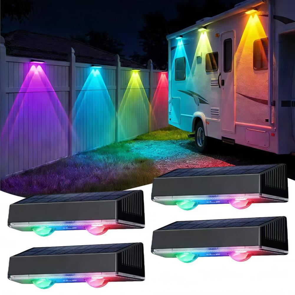 Magnetic Solar Wall Wash Light - Solar Wall Light Fence Lamp review and price
