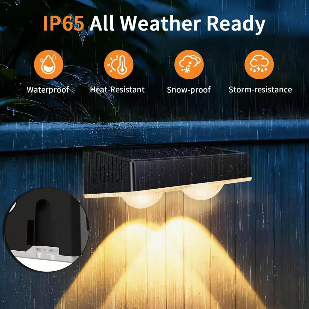 Magnetic Solar Wall Wash Light - Solar Wall Light Fence Lamp review and price