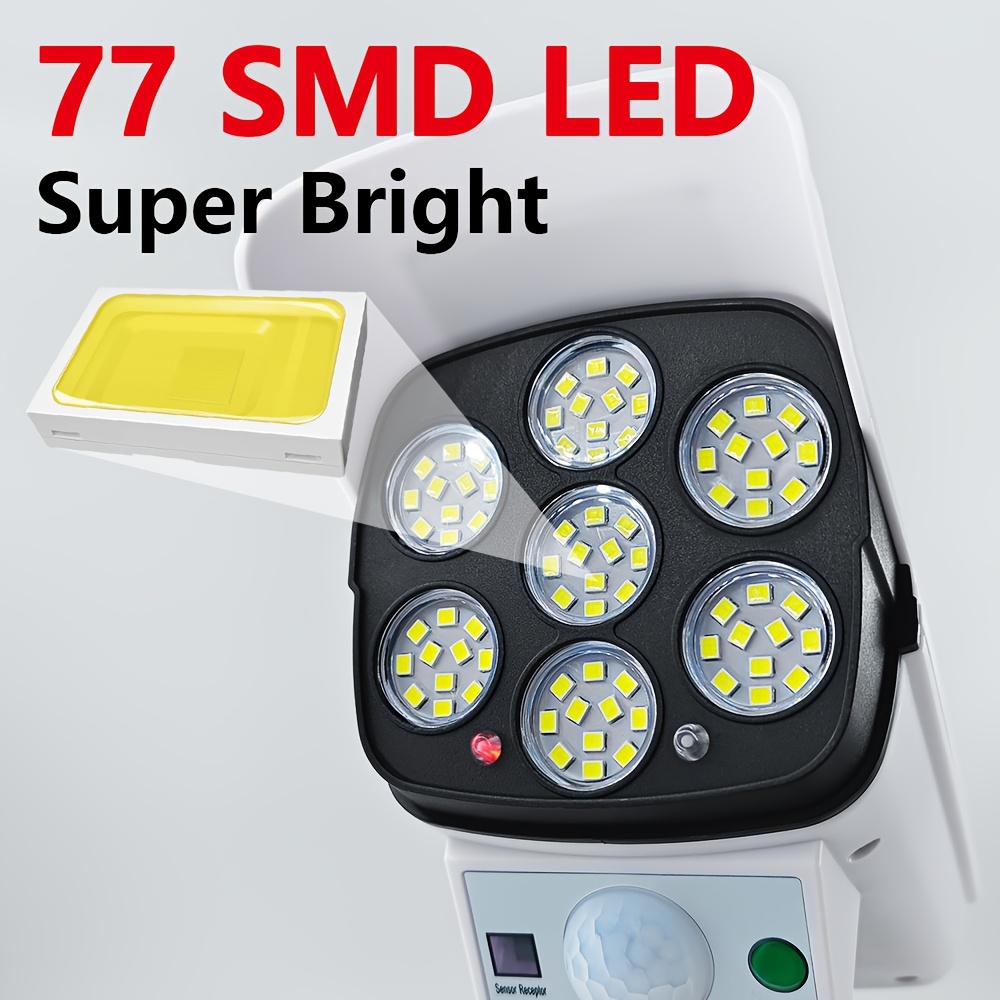Outdoor Solar Lights With Moti - Solar Security Camera Light review and price