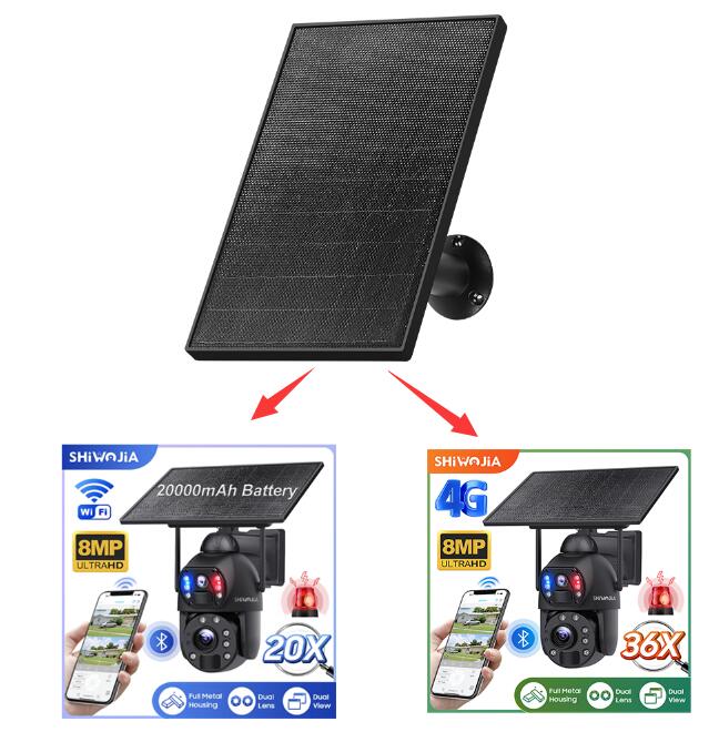 SHIWOJIA Solar Panels Suitable - Solar Security Camera Light review and price