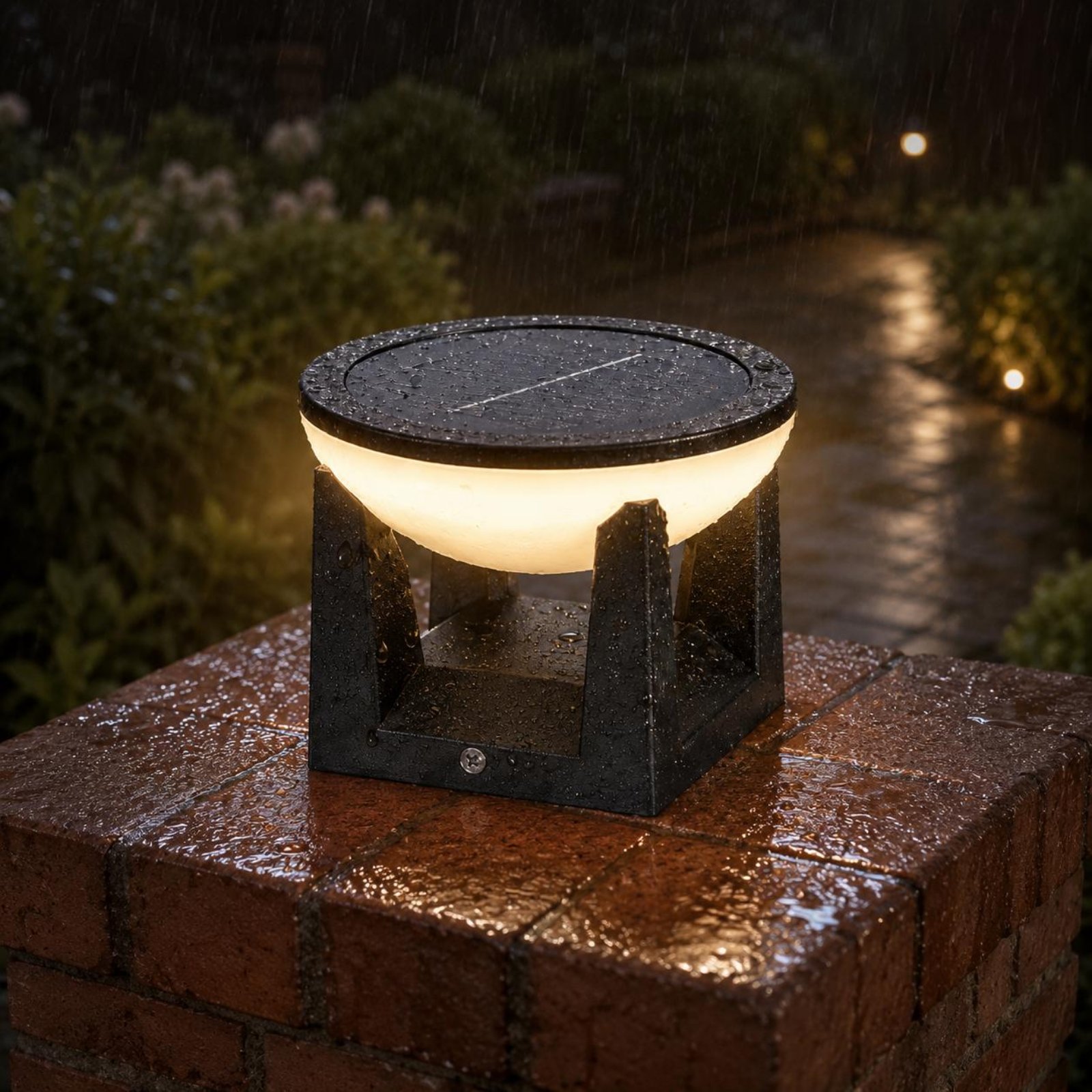 Solar Post Light Easy to Insta - Solar Garden Light Outdoor Waterproof review and price